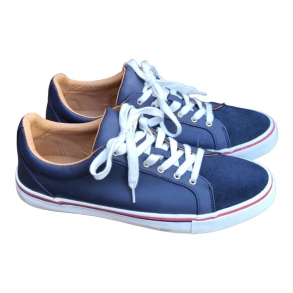 Zara men navy blue sneakers size EU 46 / US 12 - Picture 3 of 7